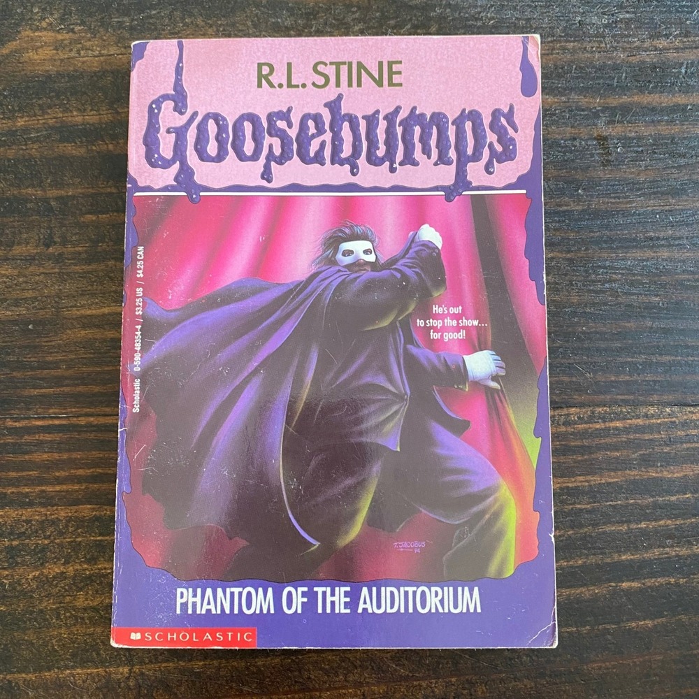 Goosebumps Phantom of the Auditorium RL Stine 1st Print First Edition‎ Book 1994